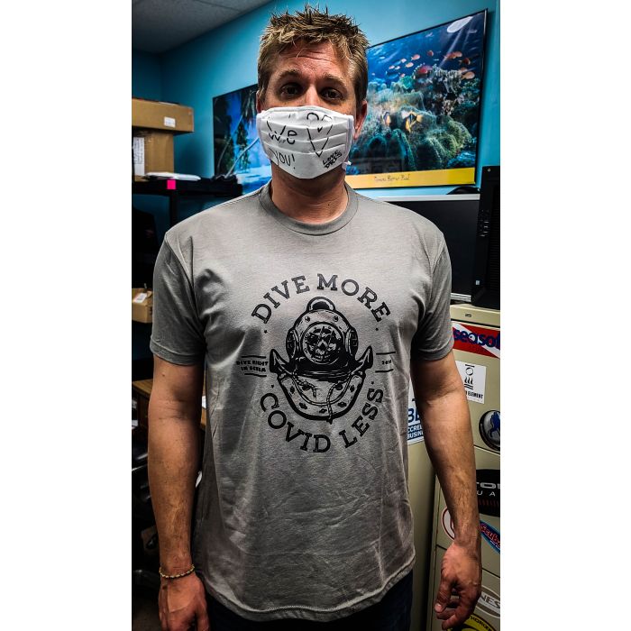 Dive More, Covid Less 2020 V-Neck Shirt