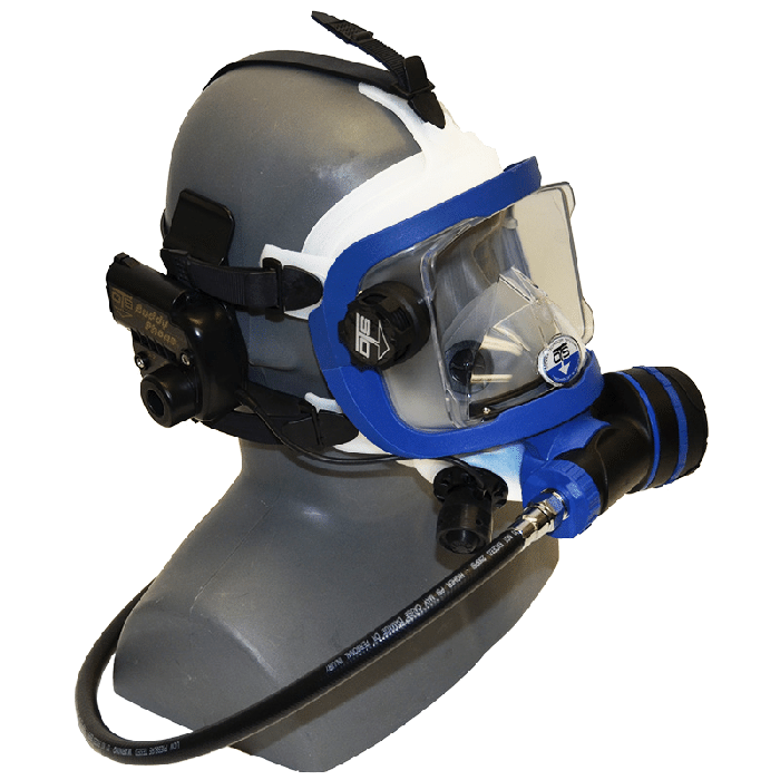 Clear Skirt/Blue Frame Guardian with Buddy Phone