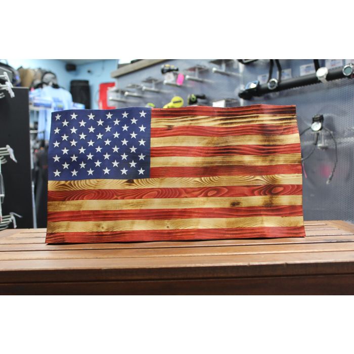 Handmade Wavy American Flag