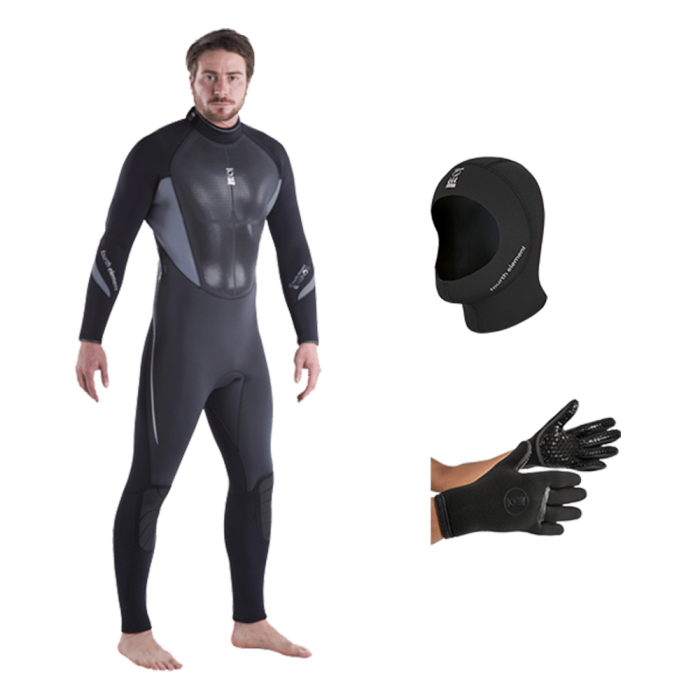 Xenos Men's 5mm Wetsuit Bundle