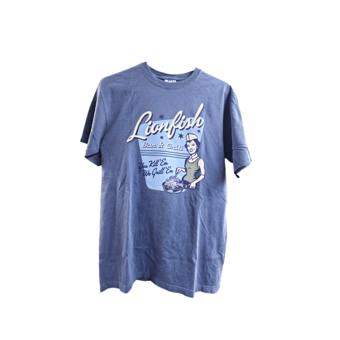 Lion Fish Bar & Grill T-Shirt (Medium, Closeout)