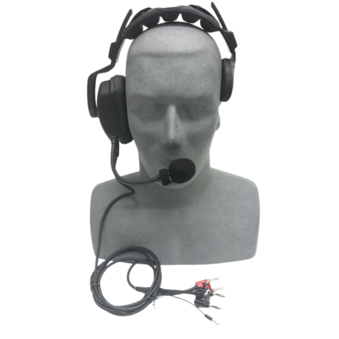 Single Ear Headset w/ Boom Mic for MK2-DCI Surface Station (THB-2A-1)