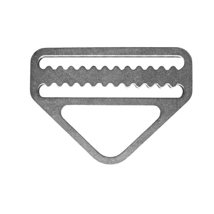 Triangle Serrated D-Ring