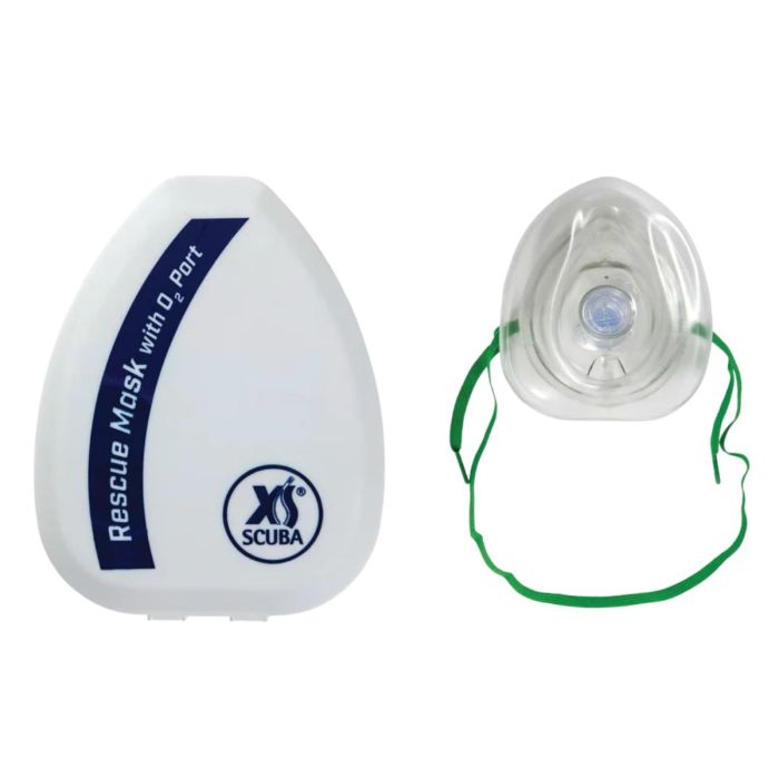 Rescue Mask with O2 Port
