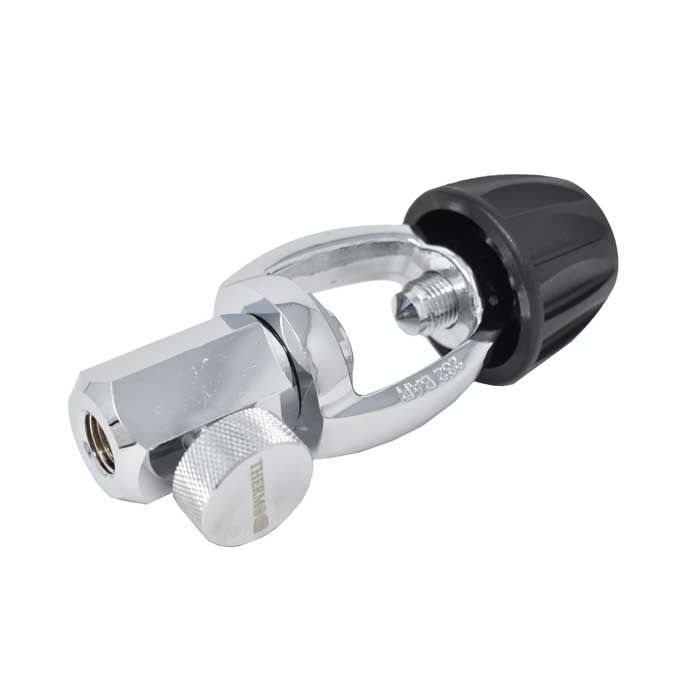 SCUBA Yoke Filler with Twist Bleed (Female 1/4" NPT)
