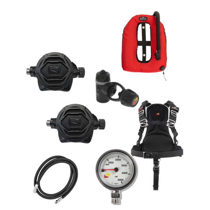 Dive Rite Open Water Regulator and BCD Package