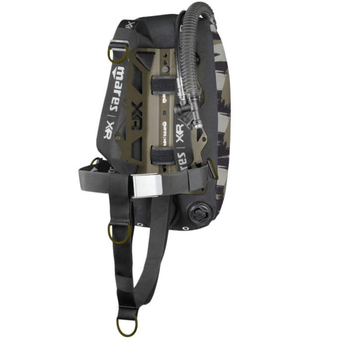 XR Tactical Green Single Backmount Set