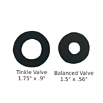 Latex P-Valve Gasket