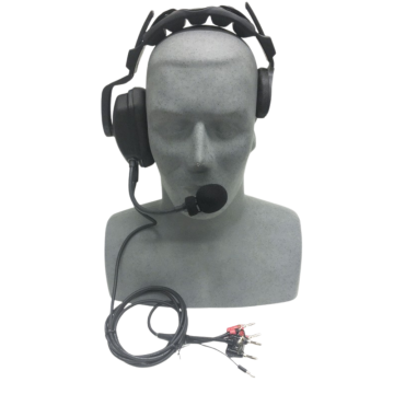 Single Ear Headset w/ Boom Mic for MK2-DCI Surface Station (THB-2A-1)