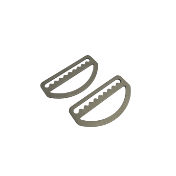 Titanium Sliding D-Rings (Pair)