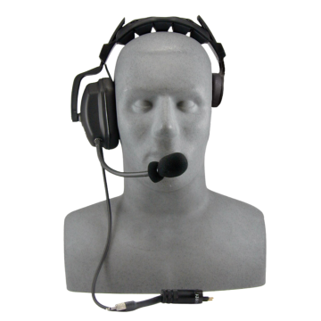 Single Ear Headset w/ Boom Microphone for CDK-6 (THB-13-1)