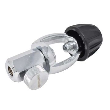 SCUBA Yoke Filler with Twist Bleed (Female 1/4" NPT)