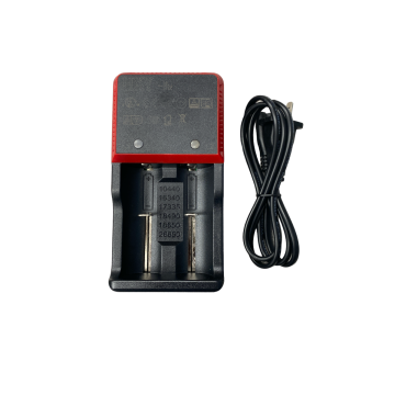 Dual-Bay Battery Charger for Impact Stubby Lights