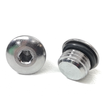 Chrome First Stage Port Plugs