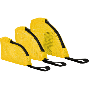 Yellow Mesh Weight Pouch