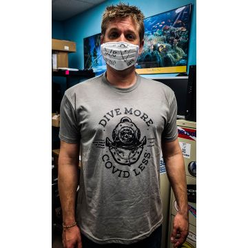 Dive More, Covid Less 2020 V-Neck Shirt