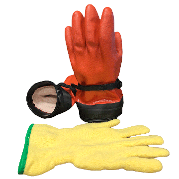 Max Dexterity ZipSeal Gloves (Orange, Closeout)