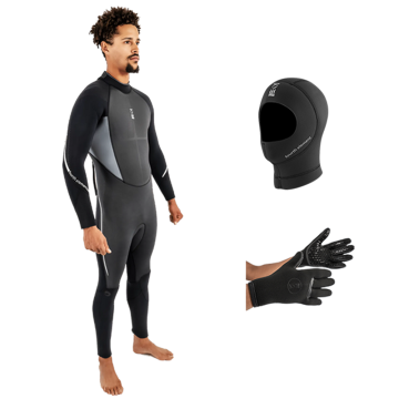 Xenos Men's 7mm Wetsuit Bundle