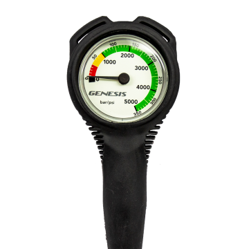 Pressure Gauge with Boot and Hose