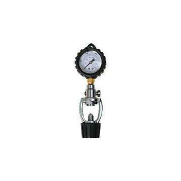Tank Pressure Checker with Push Button Bleed