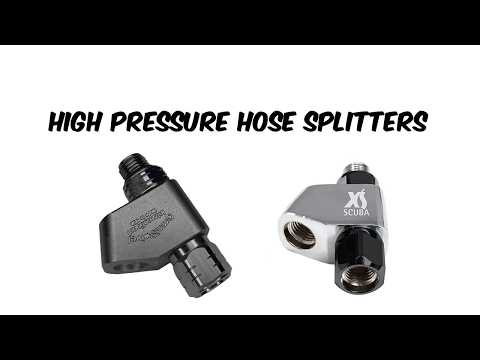 Scuba High Pressure Hose Splitters - How They Work and How to Use Them