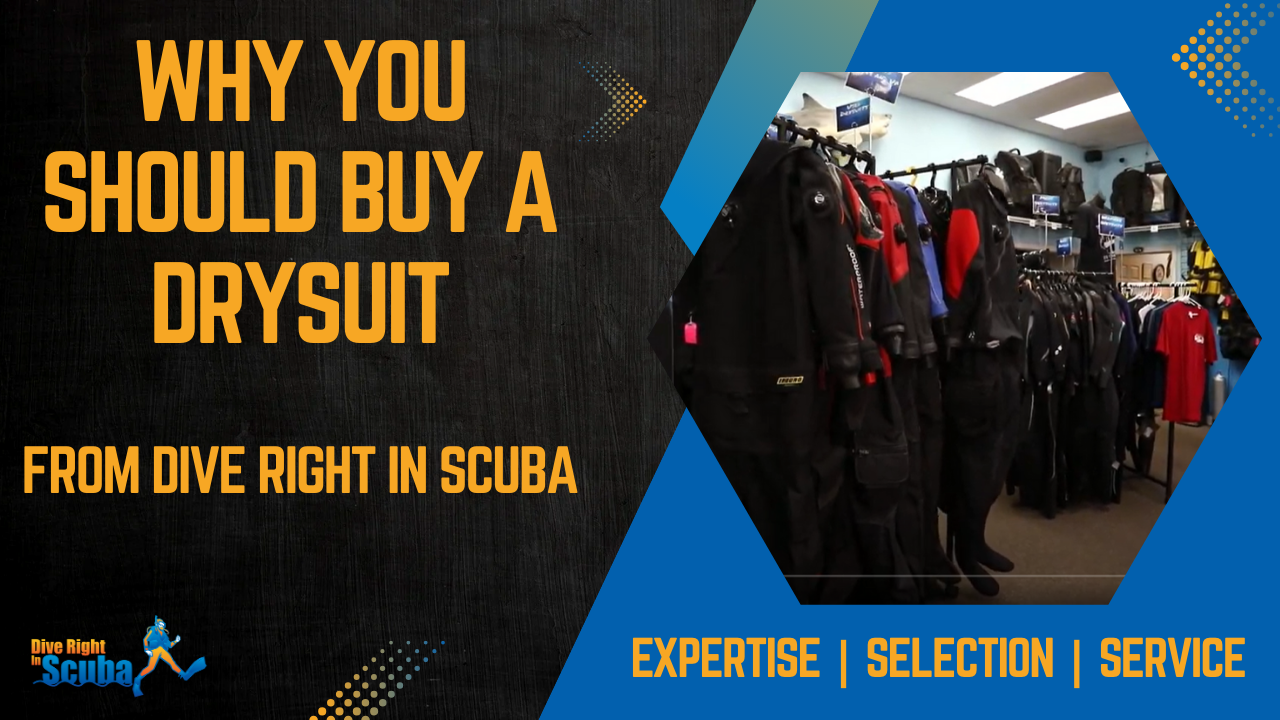 Why You Should Buy a Drysuit From Dive Right In Scuba