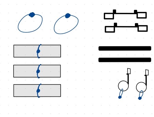 Drawing of sidemount hardware configurations