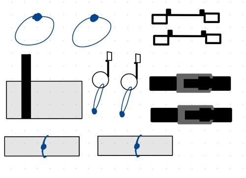 Additional sidemount hardware configurations