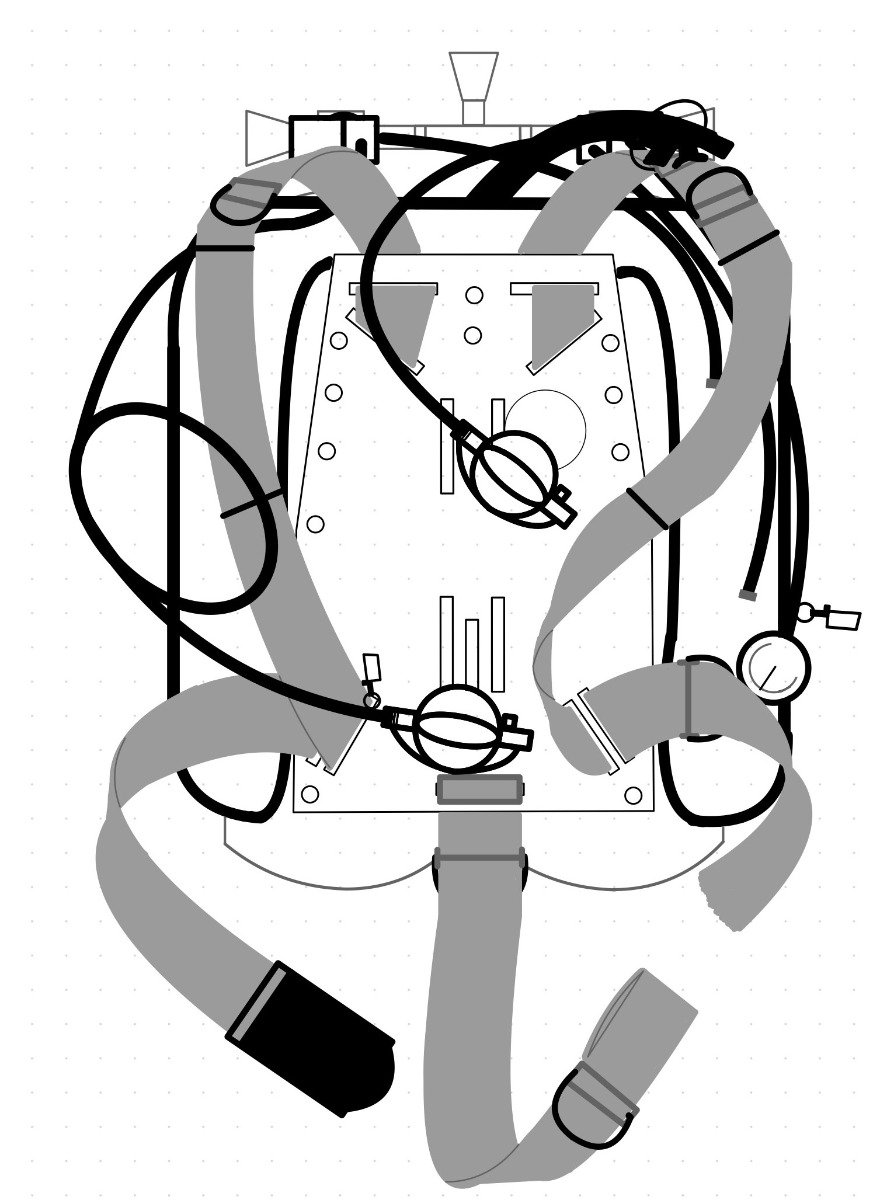 A doubles system drawing