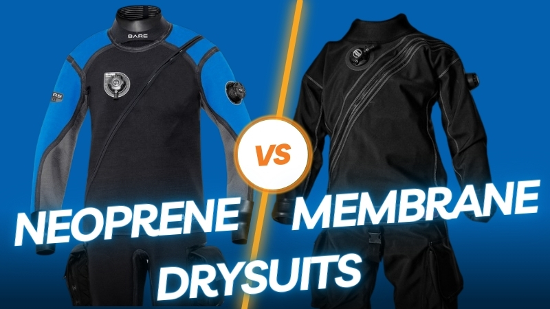 Neoprene vs Membrane Drysuits