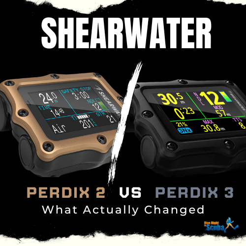 Shearwater Perdix 2 vs Perdix 3