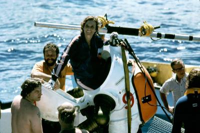 Sylvia Earle gets out of the JIM Suit by KQED QUEST