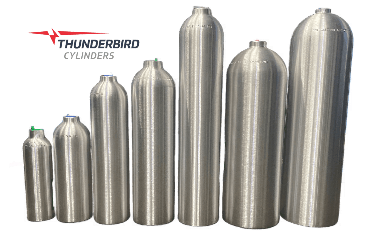 Thunderbird Aluminum Scuba Tanks